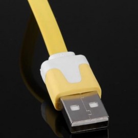 22CM DATA TRANSFER CHARGING CABLE FOR SAMSUNG HTC MOBILE PHONE (YELLOW)