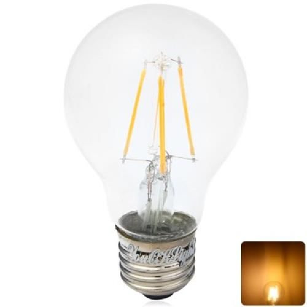 YOUOKLIGHT E27 3.8W 380LM 220V 4 LEDS NOSTALGIC CLEAR COB FILAMENT BULB LAMP - SOFT WHITE YOUOKLIGHT E27 3.8W 380LM 220V 4 LEDS NOSTALGIC CLEAR COB FILAMENT BULB LAMP - SOFT WHITE