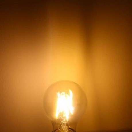 YOUOKLIGHT E27 3.8W 380LM 220V 4 LEDS NOSTALGIC CLEAR COB FILAMENT BULB LAMP - SOFT WHITE 