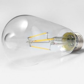 YOUOKLIGHT E27 4W 380LM 4 LEDS NOSTALGIC TEARDROP SHAPED COB SAPPHIRE FILAMENT LAMP - SOFT