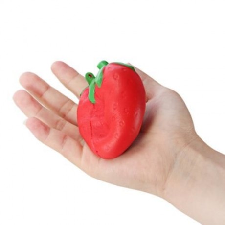 SLOW RISING SIMULATE STRAWBERRY   PEACH   BANANA PENDANT TOY (COLORMIX)
