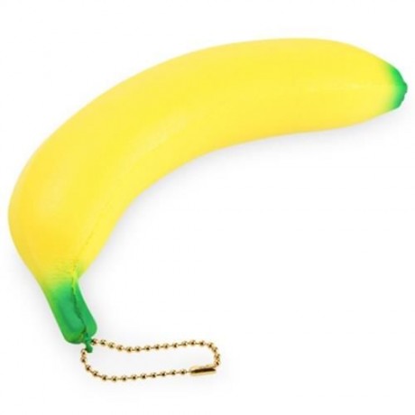 SLOW RISING SIMULATE STRAWBERRY   PEACH   BANANA PENDANT TOY (COLORMIX)