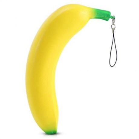 SLOW RISING SIMULATE STRAWBERRY   PEACH   BANANA PENDANT TOY (COLORMIX)