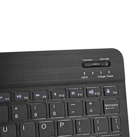 BH030C 9.7 INCH BLUETOOTH KEYBOARD WITH LEATHER COVER (BLACK)