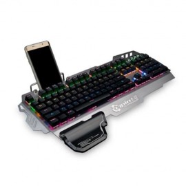 7PIN PK - 900 MECHANICAL KEYBOARD WITH RGB BACKLIGHT (GUN METAL)