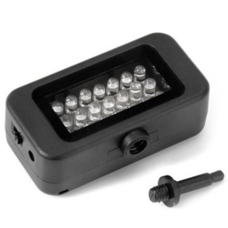PRACTICAL 3.5MM INTERFACE ANTI-DUST PLUG UNIVERSAL PHONE LED LIGHT (BLACK)