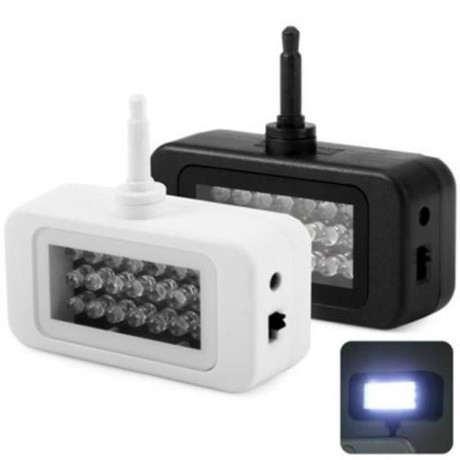PRACTICAL 3.5MM INTERFACE ANTI-DUST PLUG UNIVERSAL PHONE LED LIGHT (WHITE)