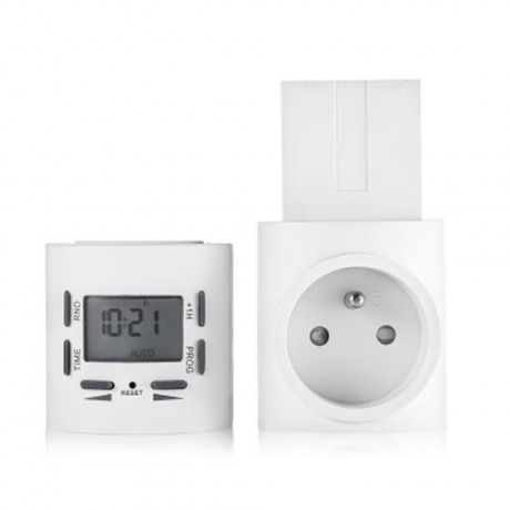 7-DAY DIGITAL PROGRAMMABLE SMART SOCKET PLUG-IN TIMER SWITCH (WHITE)