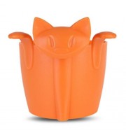 PLASTIC CAT SHAPE TEA INFUSER STRAINER (ORANGE)