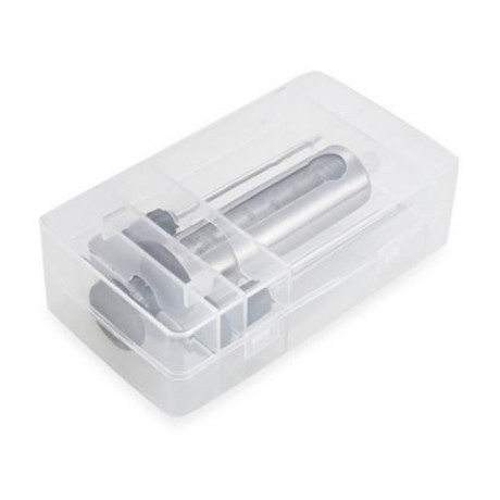 STAINLESS STEEL BBQ MEAT MARINADE INJECTOR WITH 2 NEEDLES (SILVER AND BLACK)