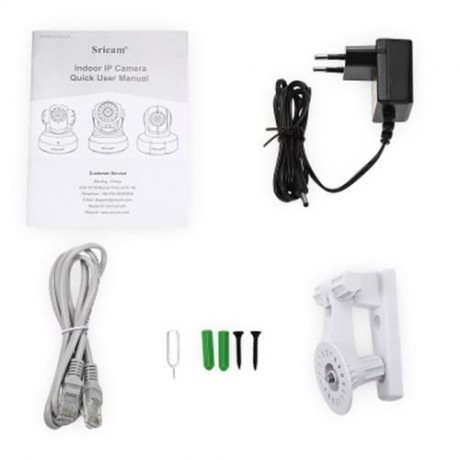 SRICAM SP018 HD 1080P WIFI INDOOR SECURITY IP CAMERA (WHITE)