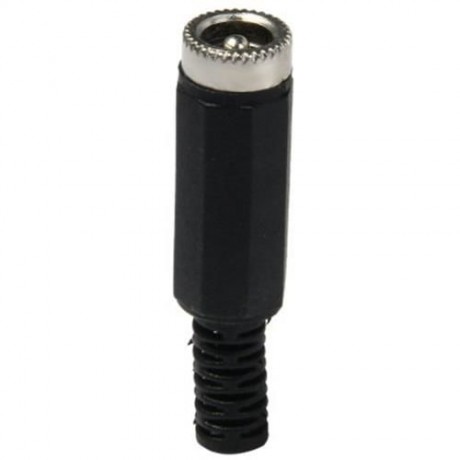 JL0569B MULTIFUNCTIONAL DIY 2.5MM DC POWER SOCKET - 20PCS (BLACK)