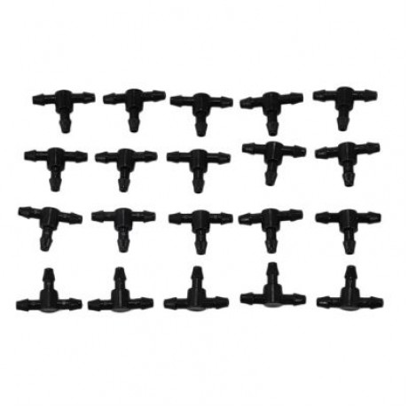 18M DIY Micro Spray Drip Irrigation System with Water Dropper (BLACK)