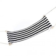 ADJUSTABLE DESK FOOT HAMMOCK FEET REST PEDAL (BLACK STRIPE)