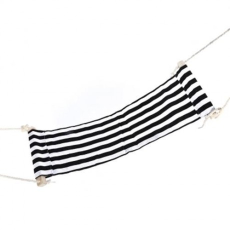ADJUSTABLE DESK FOOT HAMMOCK FEET REST PEDAL (BLACK STRIPE)