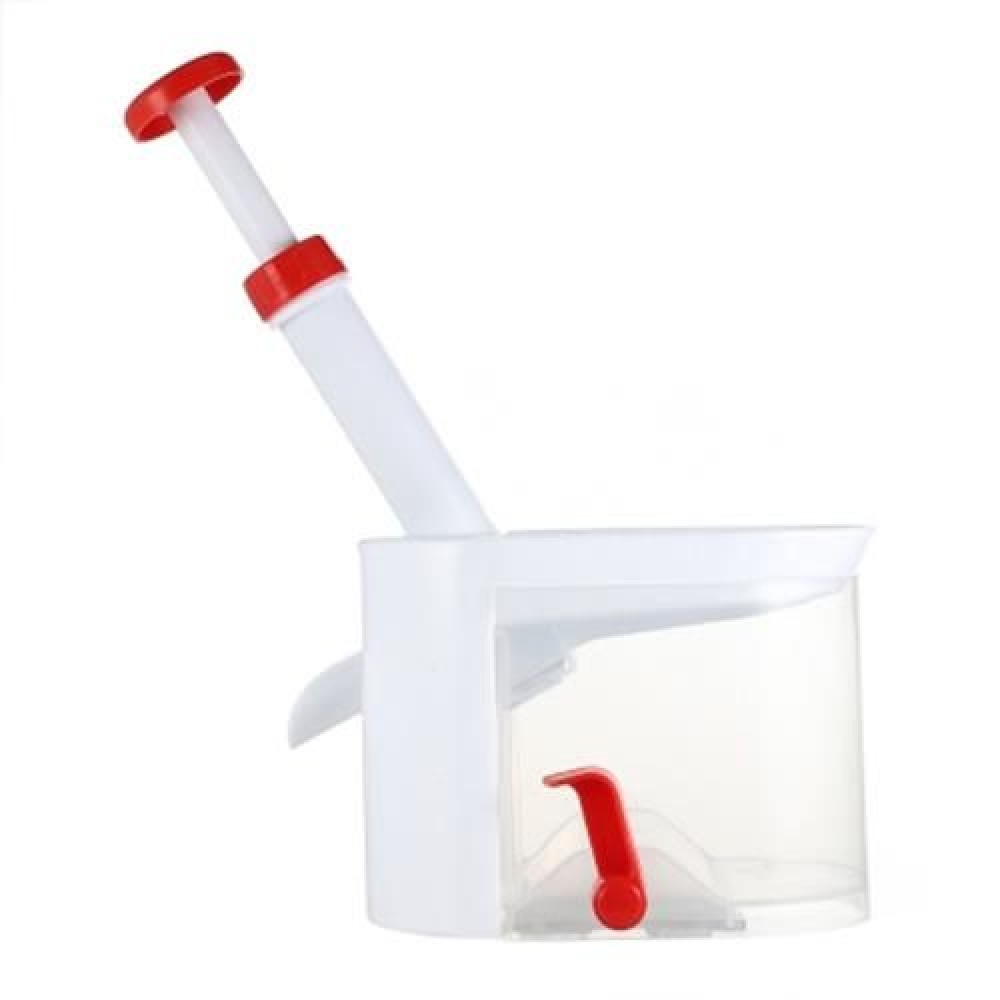 CHERRY PITTER SEED REMOVER KITCHEN CORER TOOL (CLEAR WHITE)