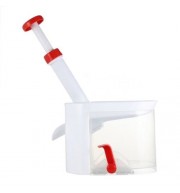 CHERRY PITTER SEED REMOVER KITCHEN CORER TOOL (CLEAR WHITE)