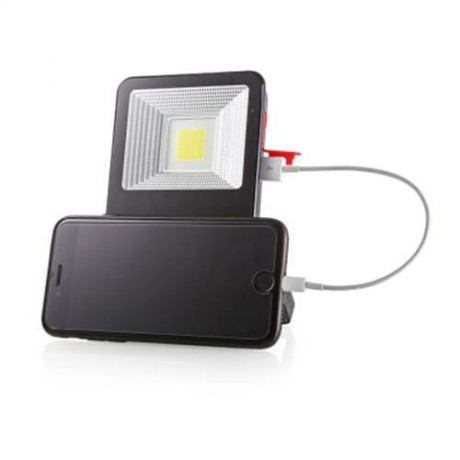 DONGZHISHENG 10W RECHARGEABLE EMERGENCY LAMP (BLACK)