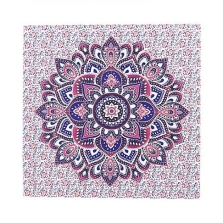 148 X 148CM LOTUS PATTERN BEACH TOWEL WALL TAPESTRY (COLORMIX)