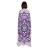 148 X 148CM LOTUS PATTERN BEACH TOWEL WALL TAPESTRY (COLORMIX)