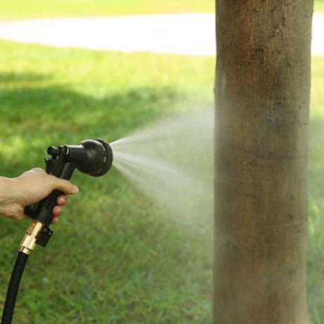 GARDEN EXPANDABLE MAGIC WATER HOSE 25 / 50 / 75 / 100FT (RED)