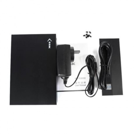 SSK HE - G3000 3.5 INCH USB 3.0 EXTERNAL ENCLOSURE SATA HARD DISK BOX CASE (BLACK)
