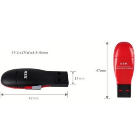 SSK SCRS600 PORTABLE OTG USB AND MICRO USB PLUG TF CARD READER U DISK SUPPORT SMARTPHONE C