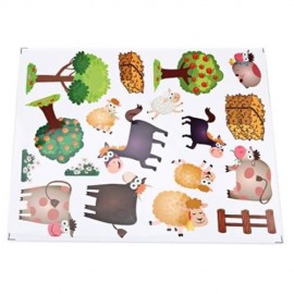 3D DRAWING PUZZLE FARM BUILDING BLOCKS EDUCATIONAL TOY (COLORFUL)