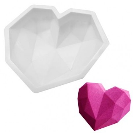 DIY Love Form Silicone Mousse Cake Mold (WHITE)