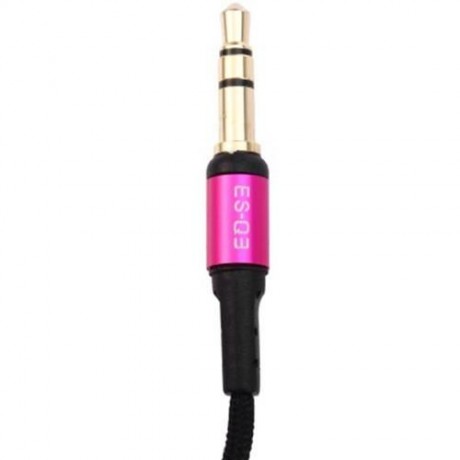 AWEI ESQ3 1.2M CABLE LENGTH IN-EAR EARPHONE FOR MOBILE PHONE TABLET PC (PINK)