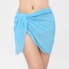 BIKINI SARONG WRAP BEACH SCARF (AZURE)