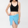 BIKINI SARONG WRAP BEACH SCARF (AZURE)