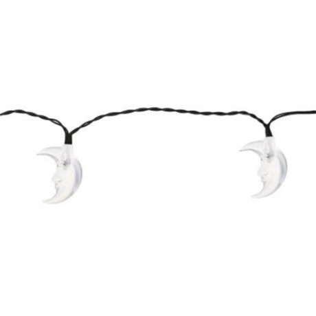 SOLAR POWERED WATERPROOF 20 LEDS LOVELY MOON STRING LAMP (WARM WHITE LIGHT)
