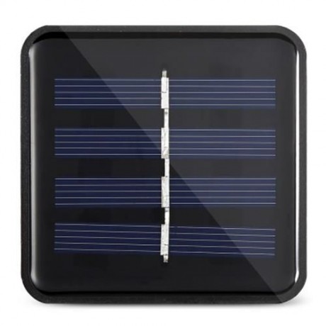 SOLAR POWERED WATERPROOF 20 LEDS IRON STAR STRING LAMP (WARM WHITE LIGHT)