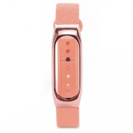 WRISTBAND FOR XIAOMI MI BAND 2 ZINC ALLOY   TPE MATERIAL (ORANGE)