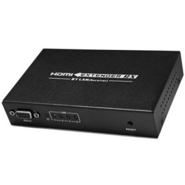 LKV374 HDMI EXTENDER OVER CAT5E / 6 TRANSMITTER AND RECEIVER KIT WITH 4 LAN PORTS ( AC 100