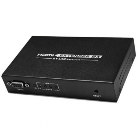 LKV374 HDMI EXTENDER OVER CAT5E / 6 TRANSMITTER AND RECEIVER KIT WITH 4 LAN PORTS ( AC 100