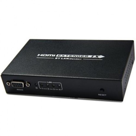 LKV374 HDMI EXTENDER OVER CAT5E / 6 TRANSMITTER AND RECEIVER KIT WITH 4 LAN PORTS ( AC 100