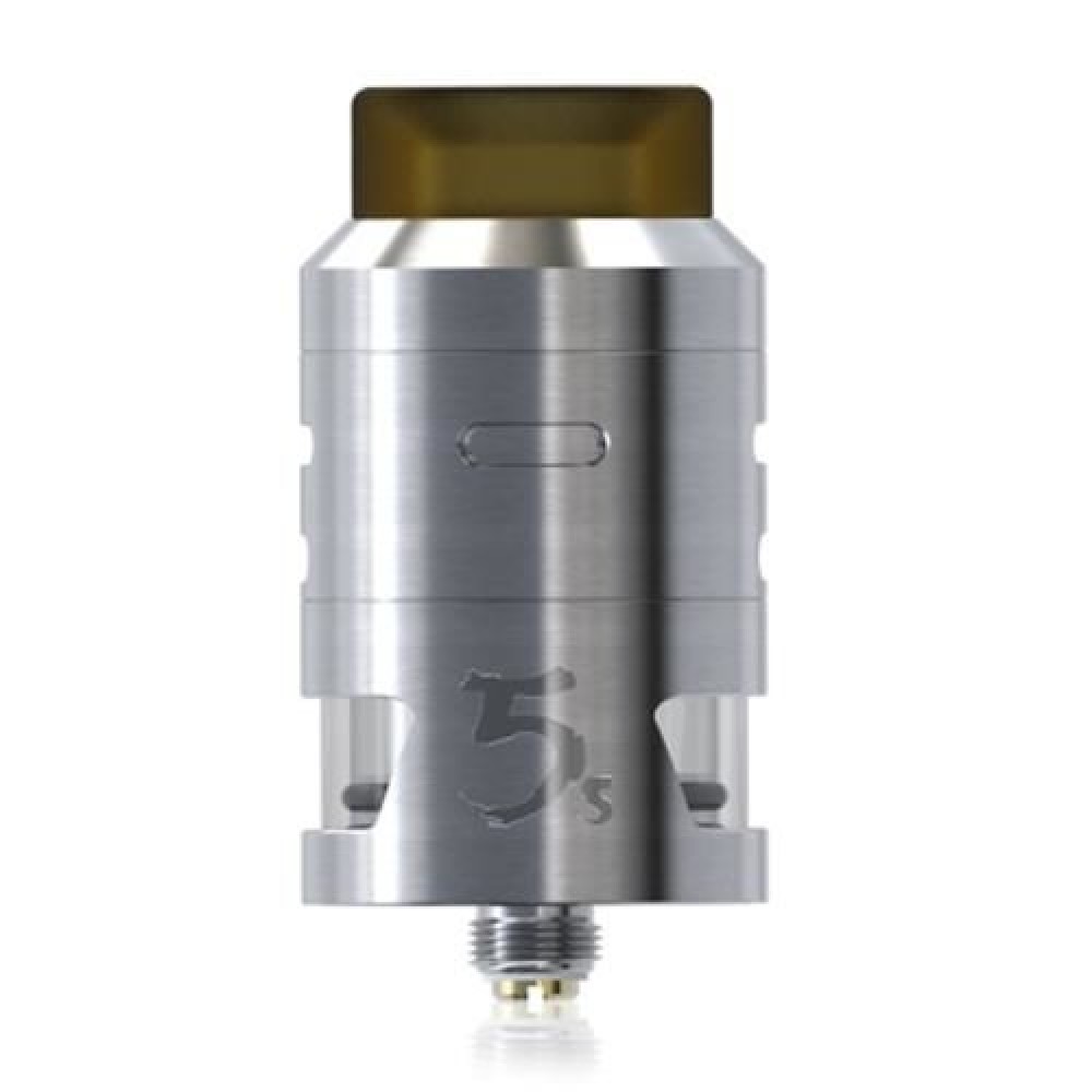 IJOY RDTA 5S ATOMIZER WITH 2.6ML / TOP FILLING FOR E CIGARETTE (SILVER)