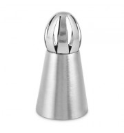 Baking Tool Stainless Steel Cake Piping Mouth (SILVER)