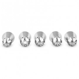 Baking Tool Stainless Steel Cake Piping Mouth (SILVER)