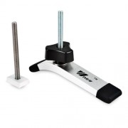 METAL HOLD DOWN CLAMP SET PRESS PLATEN WOODWORKING TOOL (SILVER AND BLACK)