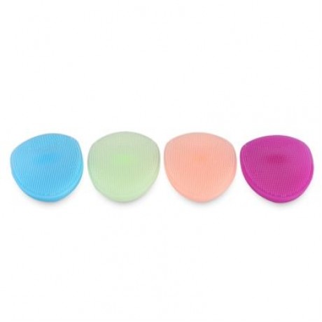 Silicone Soft Skin Care Facial Cleansing Brush (ORANGE YELLOW)