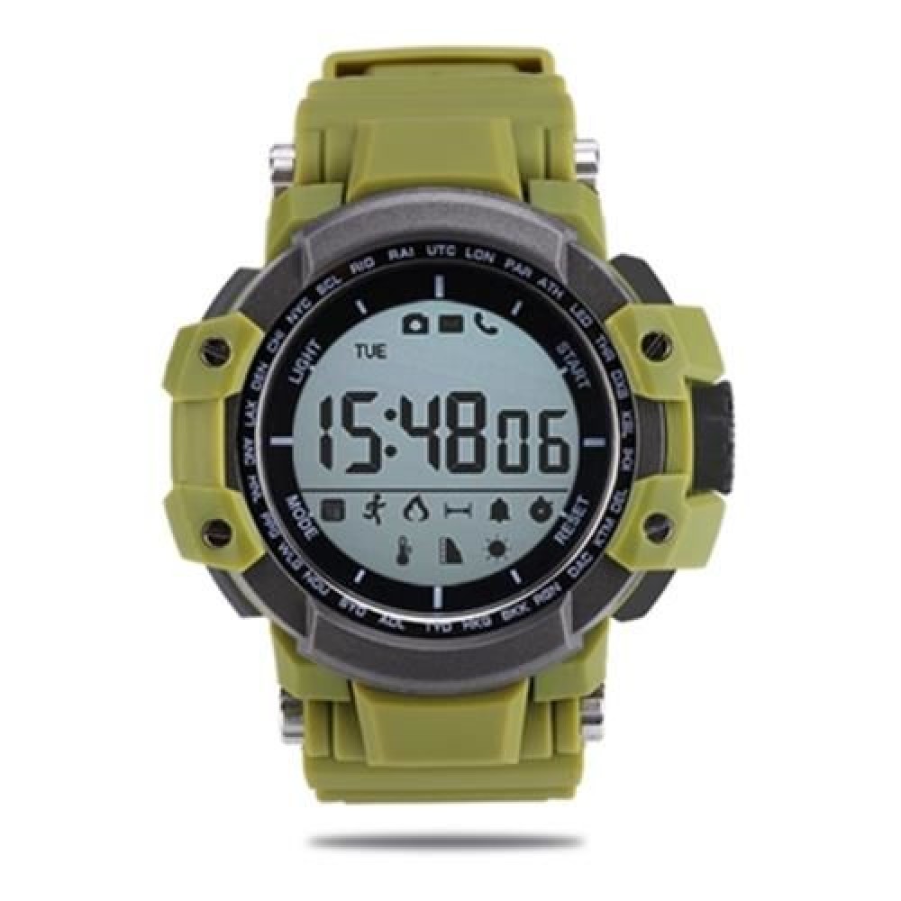 ZEBLAZE MUSCLE SMARTWATCH BLUETOOTH 4.0 ULTRAVIOLET MONITORING REMOTE CAMERA CALORIES CONS