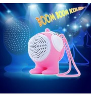 BLUETOOTH 3.0 SPEAKER WITH MIC VOLUME CONTROL HANDSFREE CALL FUNCTION (PINK)