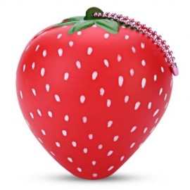 SQUISHYFUN PU SLOW RISING SIMULATE STRAWBERRY FRAGRANT TOY (RED)