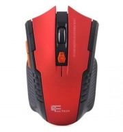 W4 2.4GHZ 6D 2400DPI WIRELESS OPTICAL GAMING MOUSE WITH RECEIVER (RED)