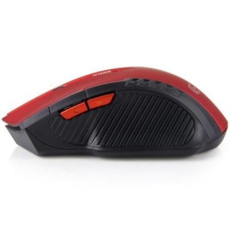 W4 2.4GHZ 6D 2400DPI WIRELESS OPTICAL GAMING MOUSE WITH RECEIVER (RED)
