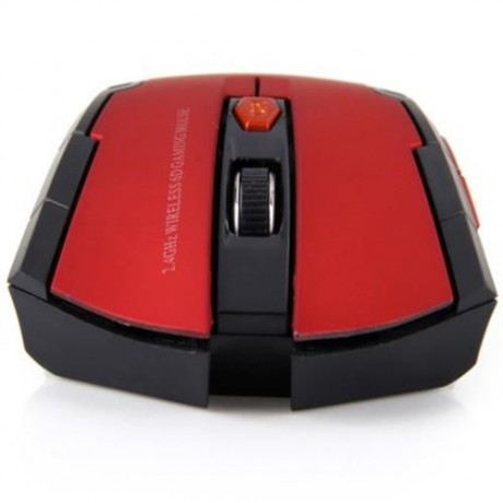 W4 2.4GHZ 6D 2400DPI WIRELESS OPTICAL GAMING MOUSE WITH RECEIVER (RED)