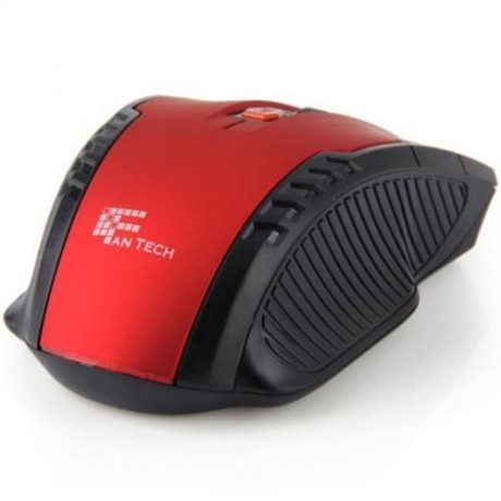 W4 2.4GHZ 6D 2400DPI WIRELESS OPTICAL GAMING MOUSE WITH RECEIVER (RED)